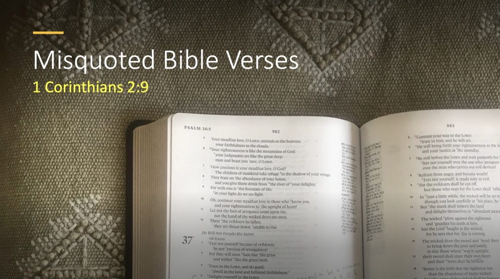 Misquoted Bible Verses